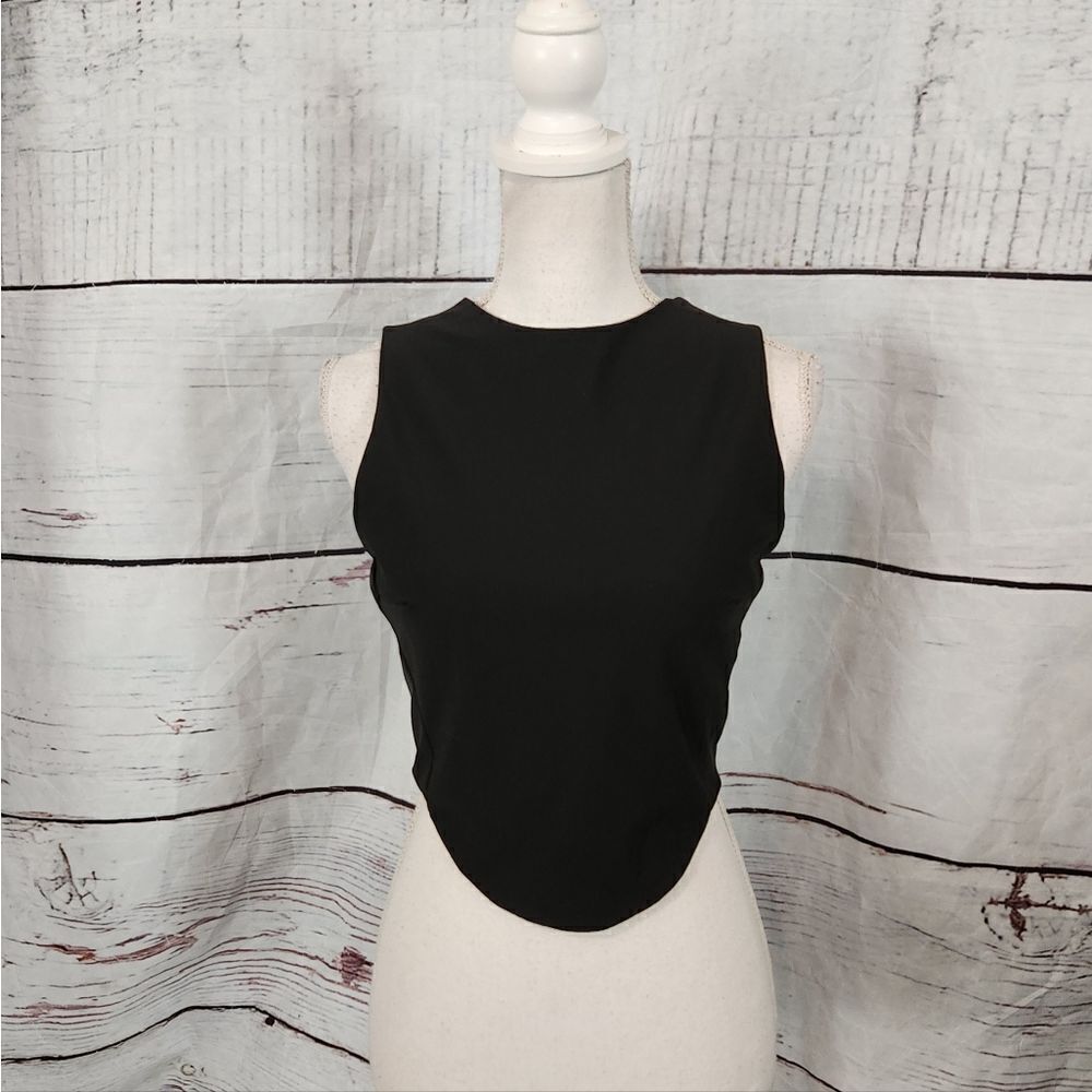 House of Harlow‎ 1960 Back Zip Crop Top Size 4 NWT